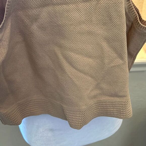 Ser.o.ya Womens Large Serena Cropped Tank Top Tan Racerback Sleeves Textured NWT - Picture 7 of 7